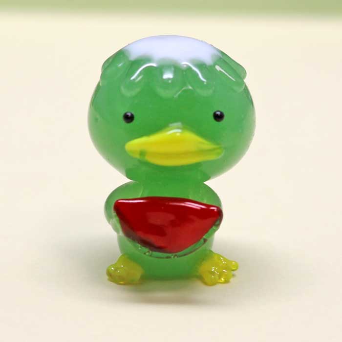 ガラス細工 カッパとスイカ￥750